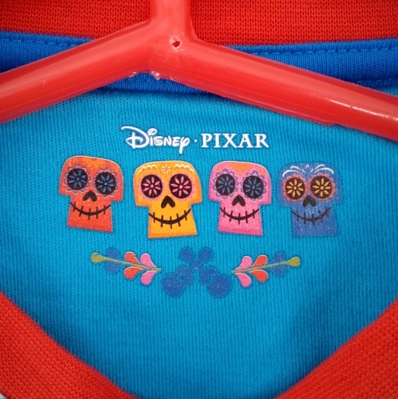 Disney Pixar Coco Remember Me Boys Pajama Snug Set 12 Cartoon Animation Movie - Picture 2 of 10